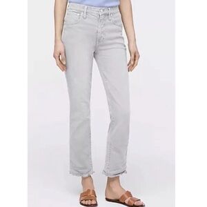💕 J. Crew Soft Gray Cropped Ankle Length Jeans